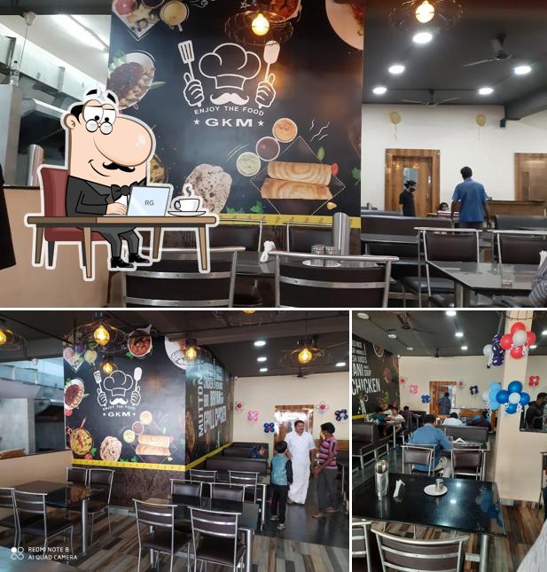 The interior of Grand Kabab Mehal
