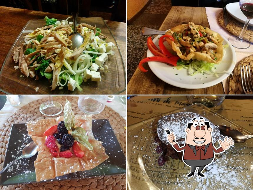Platti al Osteria La Gallina Fumante
