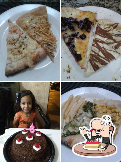 Pizzaria União provê uma seleção de pratos doces