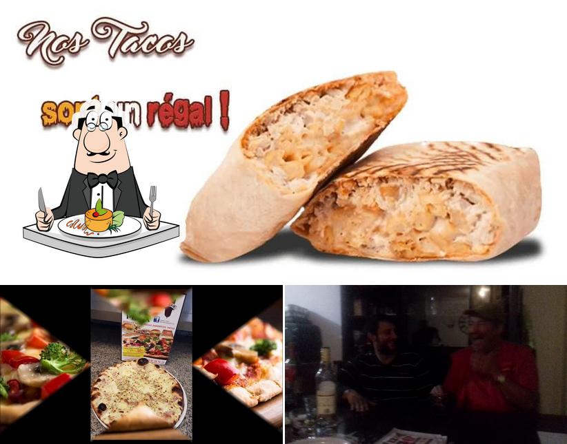 Voici l’image représentant la nourriture et comptoir de bar sur Milano pizza