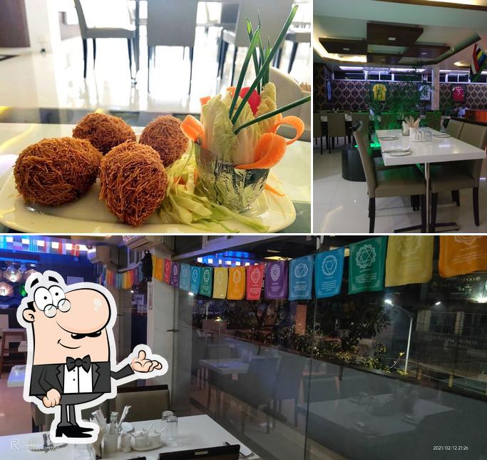 The interior of Spoon, The Multicuisine Restaurant