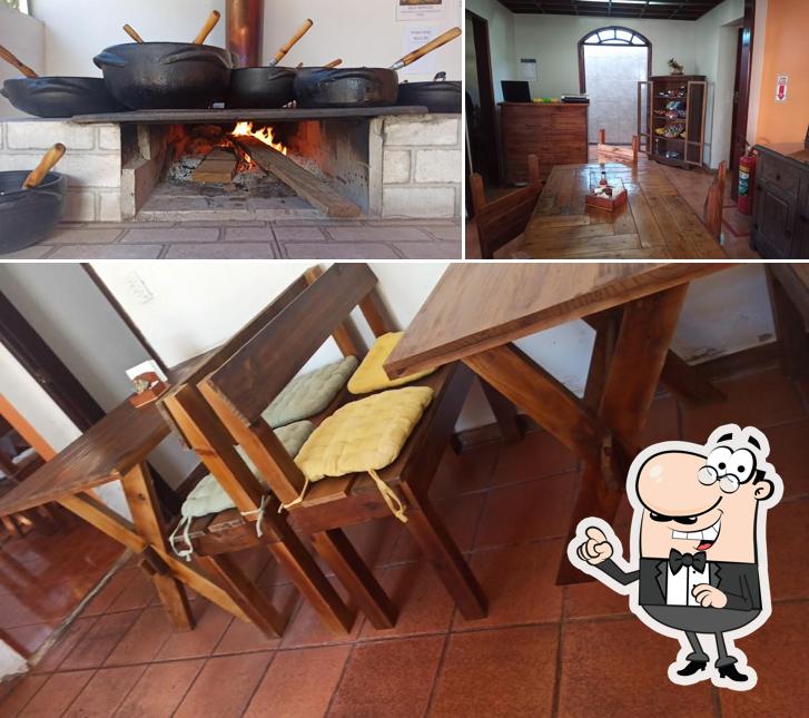 Veja imagens do interior do Cantinho da Roça Restaurante - Fogão a Lenha