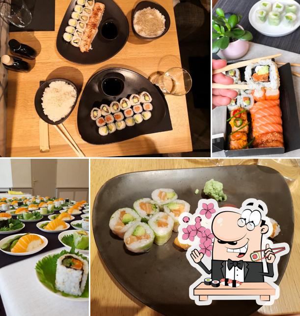 Les sushi sont servis à Sushi Shop Orléans Royale