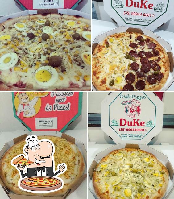 No Pizzaria Duke Delivery, você pode degustar pizza