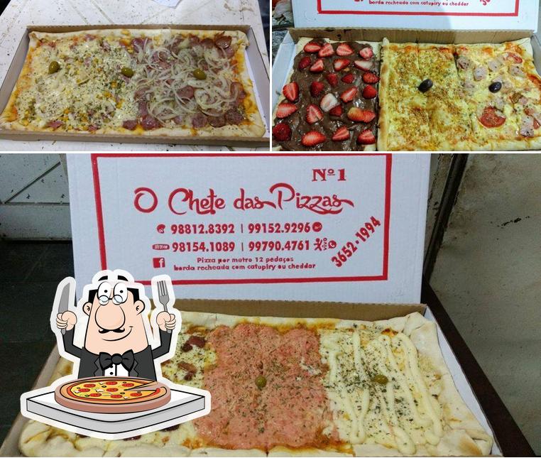 Experimente pizza no O Chefe das Pizzas Nº1