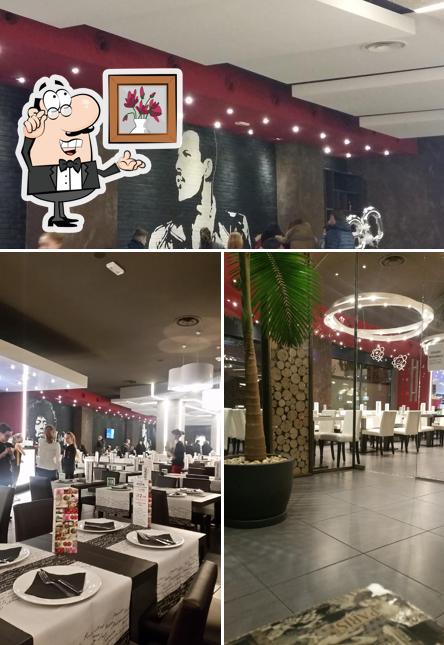 Gli interni di PizzaRound Paderno Dugnano