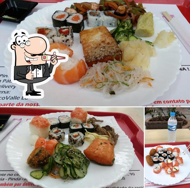 Escolha diversas opções de sushi