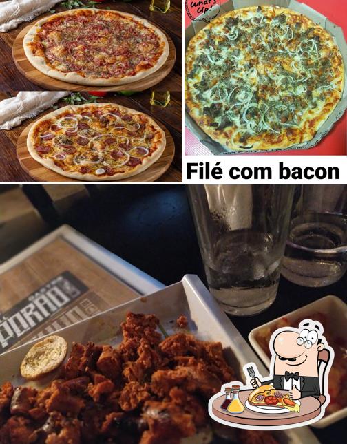 Consiga diferentes variedades de pizza