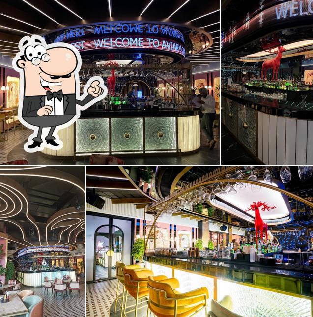 Check out how Aviary Cocktail Nest looks inside