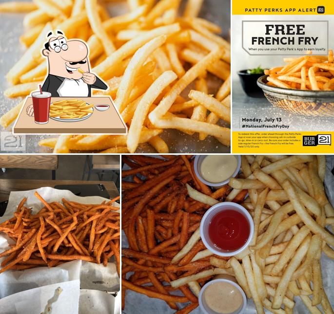 Try out fries at Burger 21 Albuquerque
