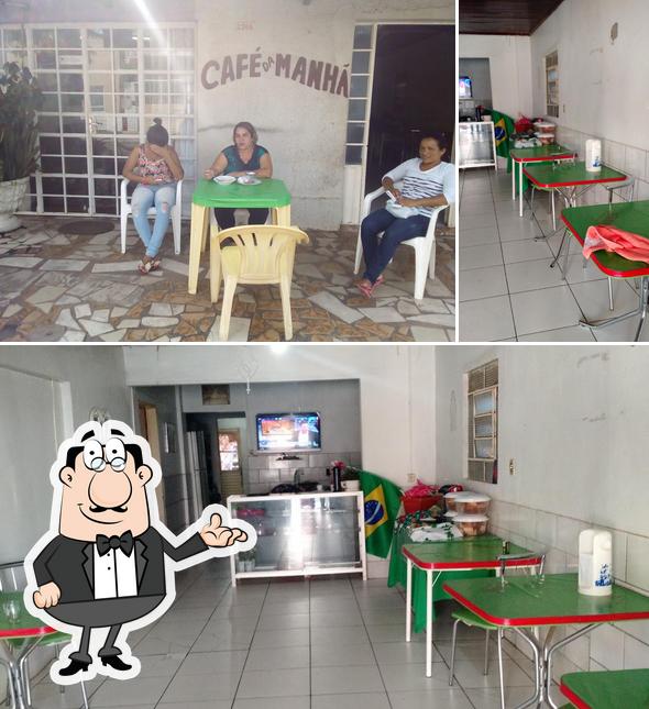 O interior do Café Da Manhã