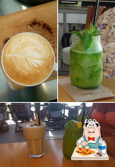 Genießt ein kühles Getränk im Banana Tree Coffee