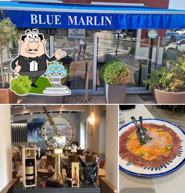 Questa è la immagine che mostra la esterno e bevanda di Blue Marlin