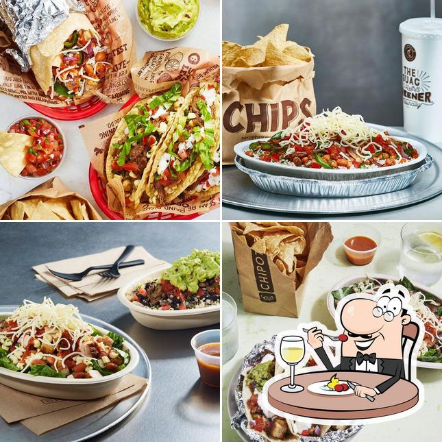 Comida rápida Chipotle Mexican Grill, Austin, S Lamar Blvd Carta del