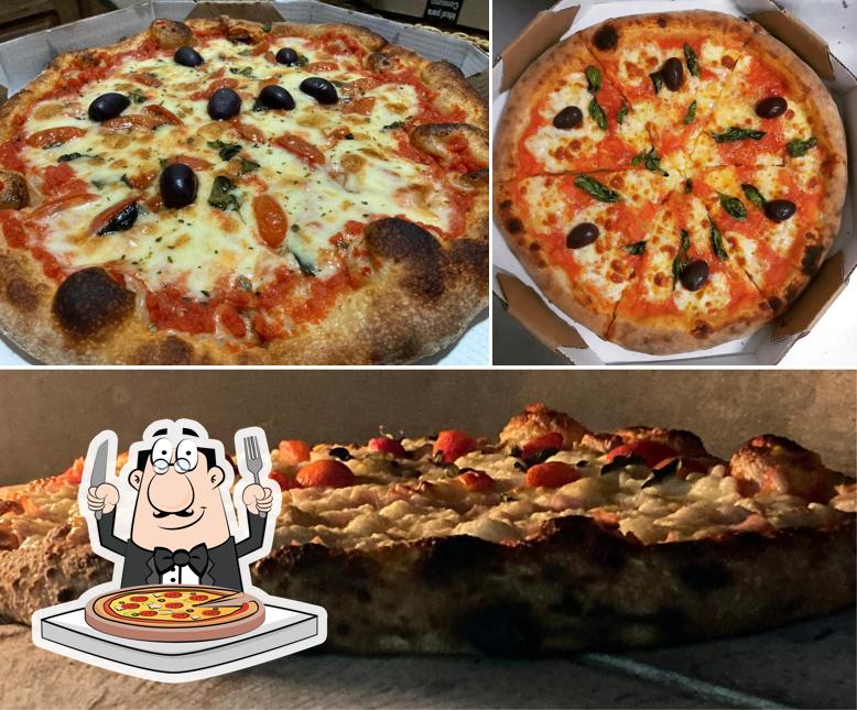 Consiga diferentes variedades de pizza