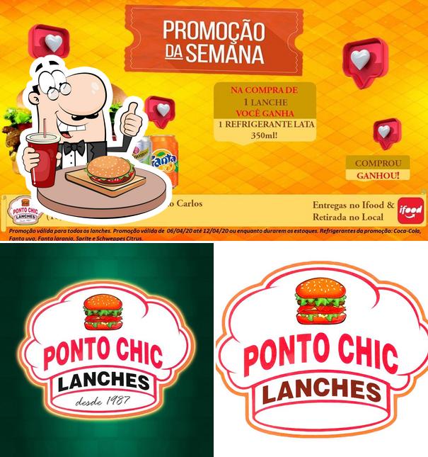 Consiga um hambúrguer no Ponto Chic Lanches