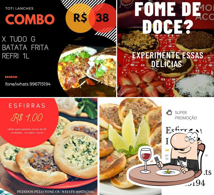 Comida em toti lanches