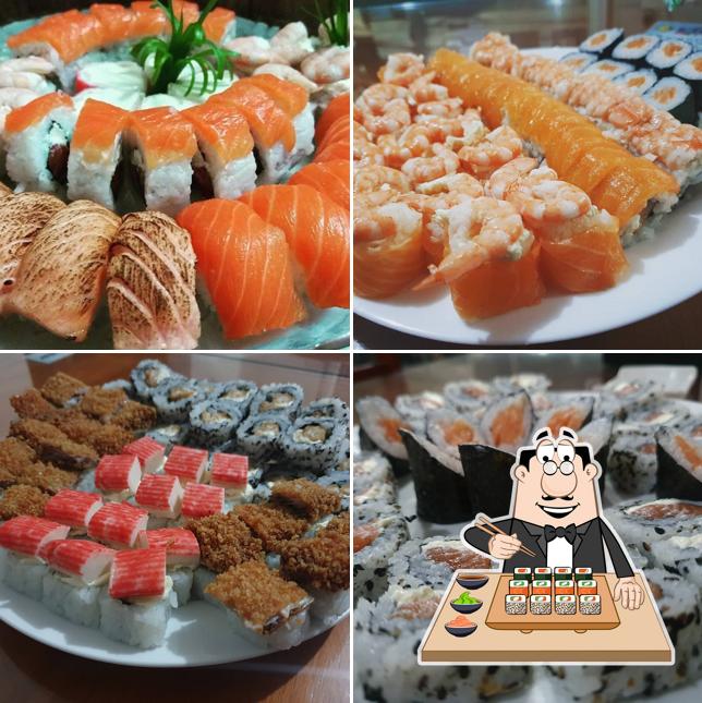 Experimente diversas opções de sushi