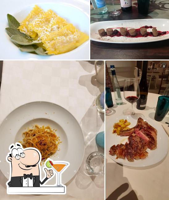 Dai un’occhiata alla foto che presenta la bevanda e cibo di Osteria Rigioiamo