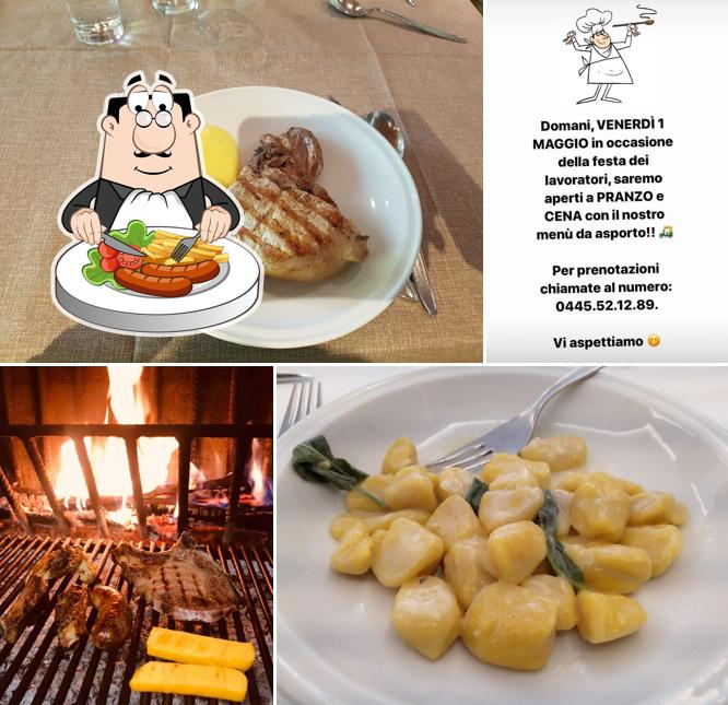 Cibo al Trattoria dall'Amelia