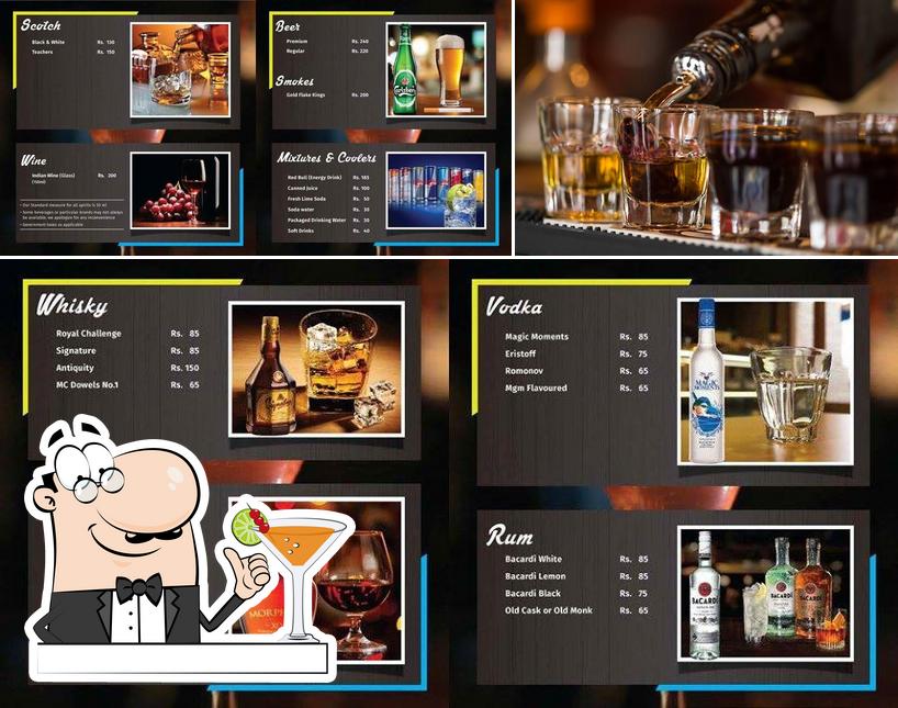 Order a drink from the menu