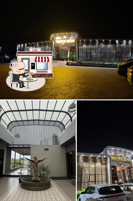 The exterior of Hotel Maharaja Garden