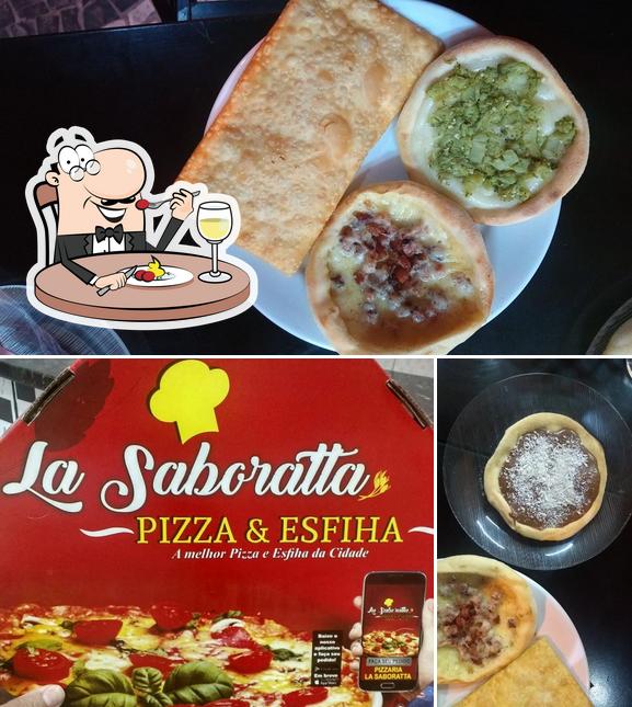 Comida em Pizzaria e Esfiharia La Saboratta