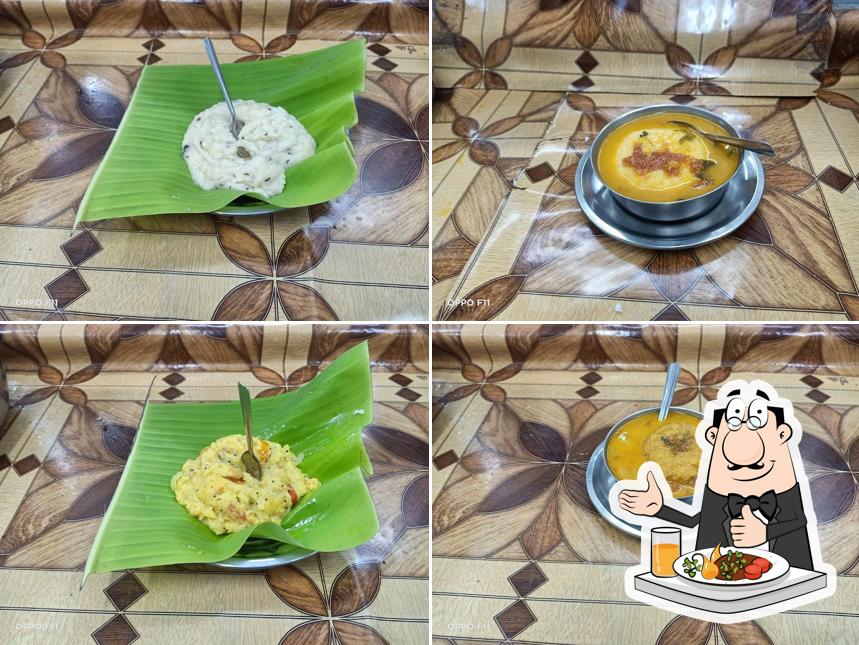 Meals at Swamy's hot foods (pure veg). J.Suguna Ram