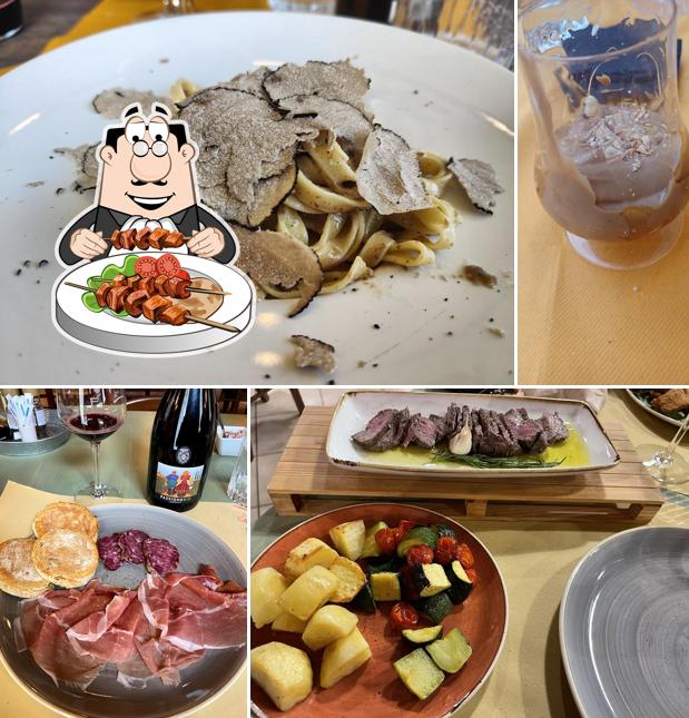 Tagliatelle al Trattoria la Ciuséra
