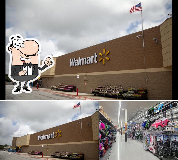 The exterior of Walmart Supercenter