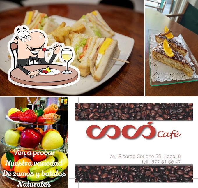 Food at Cocó Café