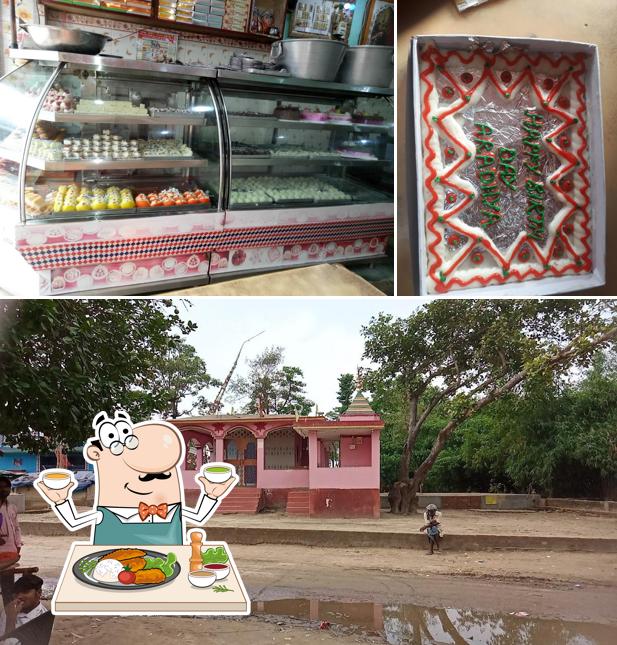 Take a look at the image depicting food and exterior at Gokul Hotel