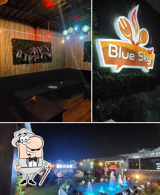 Enjoy the view outside Blue Sky Open Roof Cafe & Restaurant - Best Restaurant in Gaya