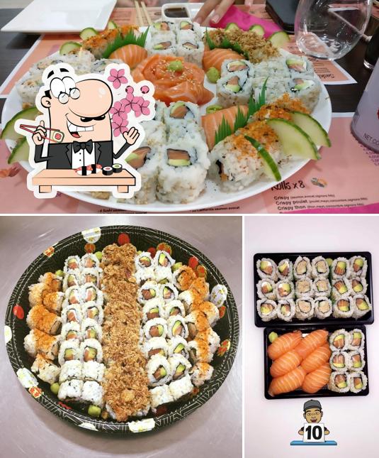 Les sushi sont disponibles à Aaliyah Sushi