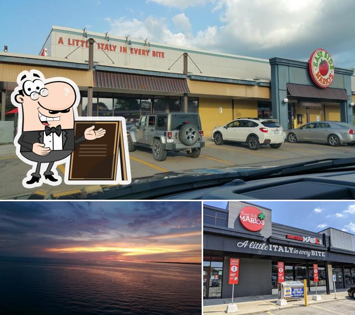 Jetez un coup d’œil à quoi ressemble East Side Mario's à l'extérieur