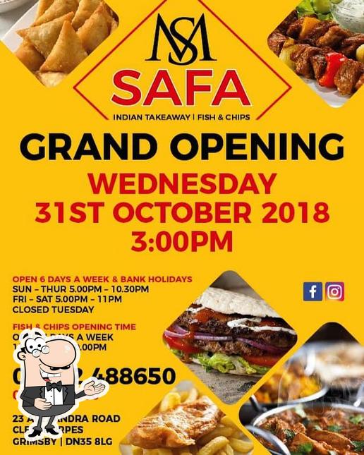 MS SAFA Fish & Chips And Indian Takeaway in Cleethorpes - Restaurant ...