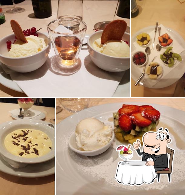 Ristorante La Chaumiere provides a selection of sweet dishes