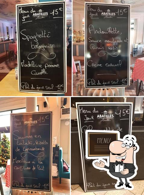 Découvrez le menu du jour sur le tableau