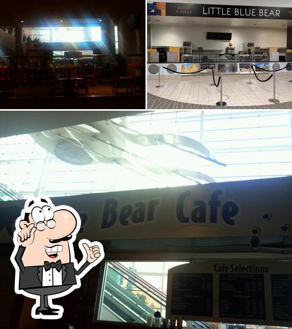 The interior of Blue Bear Cafe