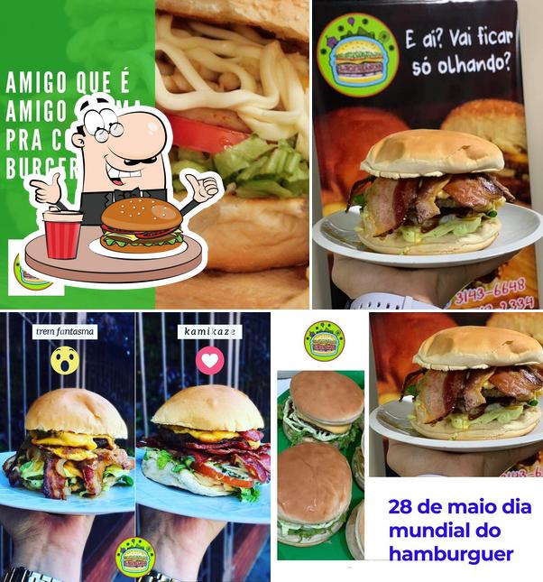 Os hambúrgueres do Burgerlândia irão saciar diferentes gostos