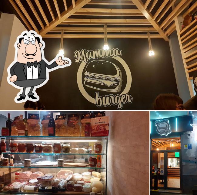 Mamma Burger si caratterizza per la interni e cibo