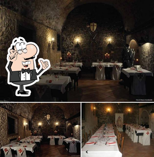 Gli interni di Ristorante I Templari