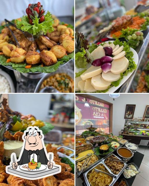 Comida em Restaurante Galeto