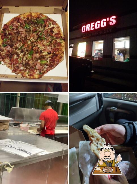 Gregg's Pizza & BarBQue in Detroit Restaurant menu and reviews