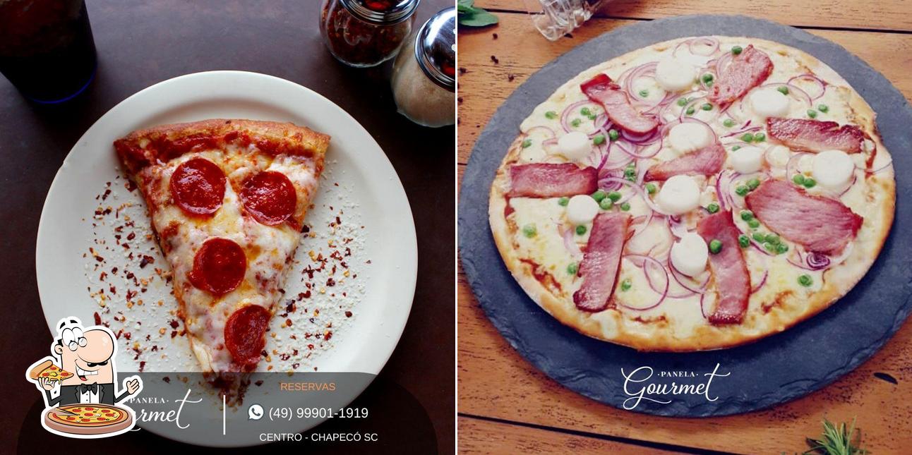 Consiga diferentes variedades de pizza