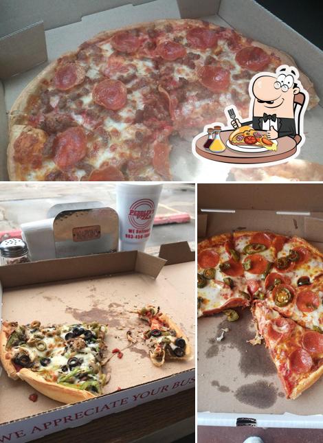 En Peddler's Pizza Inc, puedes disfrutar de una pizza