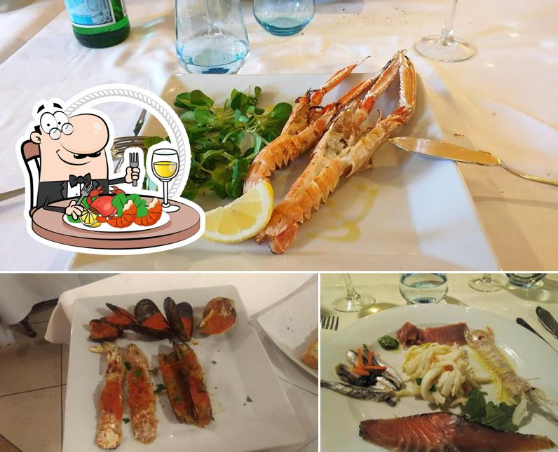 Gli ospiti di Ristorante Acquarium possono avere diversi prodotti di cucina di mare