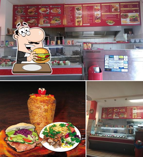 Try out a burger at Döner King