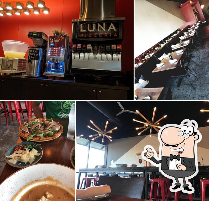 Check out how Luna Pizzeria looks inside