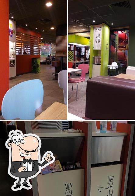 L'intérieur de McDonald's